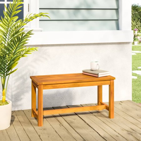 Banco de jardín madera maciza de acacia 80x35x45 cm de vidaXL, Bancos de jardín - Ref: Foro24-319418, Precio: 100,33 €, Descu...