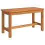 Banco de jardín madera maciza de acacia 80x35x45 cm de vidaXL, Bancos de jardín - Ref: Foro24-319418, Precio: 100,33 €, Descu...