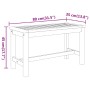 Banco de jardín madera maciza de acacia 80x35x45 cm de vidaXL, Bancos de jardín - Ref: Foro24-319418, Precio: 100,33 €, Descu...