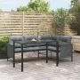 Mesa de comedor para jardín acero gris antracita 110x54x70 cm de vidaXL, Mesas de jardín - Ref: Foro24-364600, Precio: 121,77...