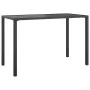 Mesa de comedor para jardín acero gris antracita 110x54x70 cm de vidaXL, Mesas de jardín - Ref: Foro24-364600, Precio: 121,77...