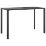 Mesa de comedor para jardín acero gris antracita 110x54x70 cm de vidaXL, Mesas de jardín - Ref: Foro24-364600, Precio: 125,89...
