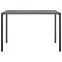 Mesa de comedor para jardín acero gris antracita 110x54x70 cm de vidaXL, Mesas de jardín - Ref: Foro24-364600, Precio: 121,77...