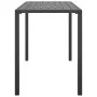 Mesa de comedor para jardín acero gris antracita 110x54x70 cm de vidaXL, Mesas de jardín - Ref: Foro24-364600, Precio: 121,77...