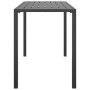 Mesa de comedor para jardín acero gris antracita 110x54x70 cm de vidaXL, Mesas de jardín - Ref: Foro24-364600, Precio: 125,89...