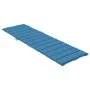 Cojín para tumbona tela azul melange 200x60x4 cm de vidaXL, Cojines para sillas y sofás - Ref: Foro24-4002513, Precio: 43,26 ...