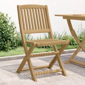 Sillas de jardín plegables 2 uds madera acacia 57x48,5x90 cm de vidaXL, Sillas de jardín - Ref: Foro24-365743, Precio: 101,29...