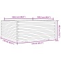 Jardinera madera maciza de abeto Douglas 110x110x49,5 cm de vidaXL, Maceteros y jardineras - Ref: Foro24-3282547, Precio: 263...