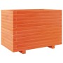 Jardinera madera maciza de pino marrón cera 70x40x49,5 cm de vidaXL, Maceteros y jardineras - Ref: Foro24-3282551, Precio: 14...