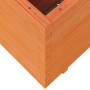 Jardinera madera maciza de pino marrón cera 70x40x72,5 cm de vidaXL, Maceteros y jardineras - Ref: Foro24-3282591, Precio: 20...