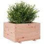 Jardinera madera maciza de abeto Douglas 80x80x49,5 cm de vidaXL, Maceteros y jardineras - Ref: Foro24-3282532, Precio: 185,0...
