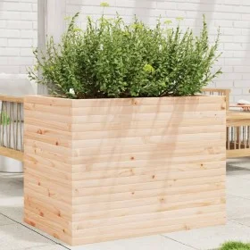 Jardinera madera maciza de pino 90x60x68,5 cm de vidaXL, Maceteros y jardineras - Ref: Foro24-3282499, Precio: 209,44 €, Desc...