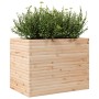 Jardinera madera maciza de pino 90x60x68,5 cm de vidaXL, Maceteros y jardineras - Ref: Foro24-3282499, Precio: 212,75 €, Desc...