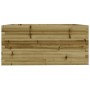 Jardinera madera de pino impregnada 100x100x49,5 cm de vidaXL, Maceteros y jardineras - Ref: Foro24-3282543, Precio: 240,97 €...