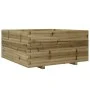 Jardinera madera de pino impregnada 100x100x49,5 cm de vidaXL, Maceteros y jardineras - Ref: Foro24-3282543, Precio: 237,92 €...