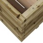 Jardinera madera de pino impregnada 100x100x49,5 cm de vidaXL, Maceteros y jardineras - Ref: Foro24-3282543, Precio: 240,97 €...