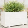 Jardinera madera maciza de pino blanco 90x40x49,5 cm de vidaXL, Maceteros y jardineras - Ref: Foro24-3282555, Precio: 170,77 ...