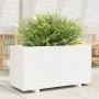 Jardinera madera maciza de pino blanco 90x40x49,5 cm de vidaXL, Maceteros y jardineras - Ref: Foro24-3282555, Precio: 170,77 ...