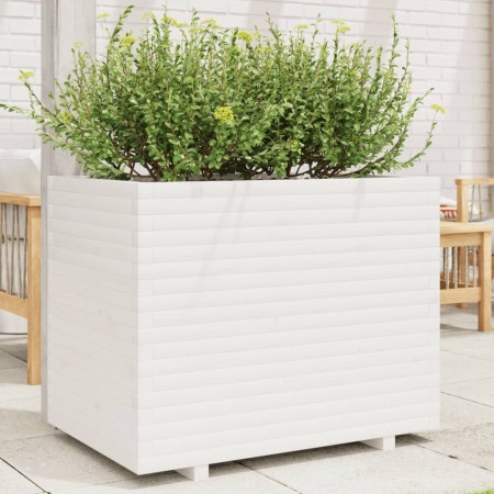 Jardinera madera maciza de pino blanco 90x60x72,5 cm de vidaXL, Maceteros y jardineras - Ref: Foro24-3282605, Precio: 282,80 ...