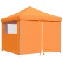 Tienda de fiesta plegable Pop-Up 4 paredes laterales naranja de vidaXL, Carpas y cenadores - Ref: Foro24-4004929, Precio: 154...