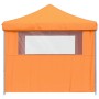 Tienda de fiesta plegable Pop-Up 4 paredes laterales naranja de vidaXL, Carpas y cenadores - Ref: Foro24-4004929, Precio: 154...