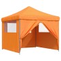 Tienda de fiesta plegable Pop-Up 4 paredes laterales naranja de vidaXL, Carpas y cenadores - Ref: Foro24-4004929, Precio: 154...