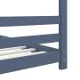 Children's bed frame solid gray pine wood 90x200 cm by vidaXL, Cribs and beds for children - Ref: Foro24-289615, Price: 155,2...