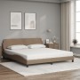 Cama con colchón cuero sintético capuchino 180x200 cm de vidaXL, Camas y somieres - Ref: Foro24-3208461, Precio: 379,26 €, De...