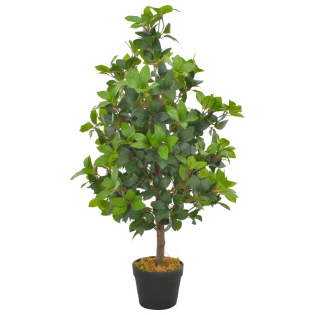 Planta artificial árbol de laurel con macetero 90 cm verde de vidaXL, Flora artificial - Ref: Foro24-280178, Precio: 61,19 €,...