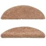 Alfombras de peldaños de escalera 15 uds beige 56x17x3 cm de vidaXL, Alfombrillas para escalones - Ref: Foro24-133894, Precio...