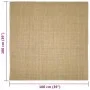 Alfombra de sisal para rascador 100x100 cm de vidaXL, Accesorios de muebles para gatos - Ref: Foro24-3203421, Precio: 67,03 €...