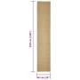 Alfombra de sisal para rascador 66x350 cm de vidaXL, Accesorios de muebles para gatos - Ref: Foro24-3203414, Precio: 100,74 €...