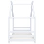Estructura de cama infantil madera maciza pino blanco 80x160 cm de vidaXL, Cunas y camas para niños - Ref: Foro24-289611, Pre...