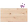 Tablero de mesa rectangular 2 uds madera de pino 70x35x2,5 cm de vidaXL, Tableros para mesas - Ref: Foro24-847426, Precio: 39...