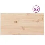 Tablero de mesa rectangular 2 uds madera de pino 70x35x2,5 cm de vidaXL, Tableros para mesas - Ref: Foro24-847426, Precio: 39...