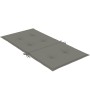 Cojines para silla respaldo bajo 4 ud tela gris oscuro melange de vidaXL, Cojines para sillas y sofás - Ref: Foro24-4002449, ...