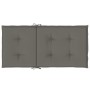 Cojines para silla respaldo bajo 4 ud tela gris oscuro melange de vidaXL, Cojines para sillas y sofás - Ref: Foro24-4002449, ...