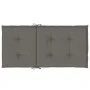 Cojines para silla respaldo bajo 4 ud tela gris oscuro melange de vidaXL, Cojines para sillas y sofás - Ref: Foro24-4002449, ...