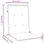 Cojines para silla respaldo bajo 4 ud tela gris oscuro melange de vidaXL, Cojines para sillas y sofás - Ref: Foro24-4002449, ...