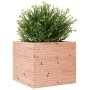 Jardinera madera maciza de abeto Douglas 80x80x68,5 cm de vidaXL, Maceteros y jardineras - Ref: Foro24-3282482, Precio: 232,3...