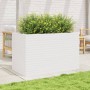 Jardinera madera maciza de pino blanco 110x60x68,5 cm de vidaXL, Maceteros y jardineras - Ref: Foro24-3282505, Precio: 283,21...