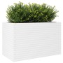 Jardinera madera maciza de pino blanco 110x60x68,5 cm de vidaXL, Maceteros y jardineras - Ref: Foro24-3282505, Precio: 283,21...