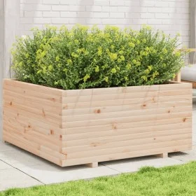 Massive Holzblumenkasten aus Kiefer 100x100x49,5 cm von vidaXL, Töpfe und Pflanzgefäße - Ref: Foro24-3282539, Preis: 221,99 €...