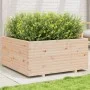 Jardinera madera maciza de pino 100x100x49,5 cm de vidaXL, Maceteros y jardineras - Ref: Foro24-3282539, Precio: 221,99 €, De...