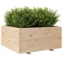 Jardinera madera maciza de pino 100x100x49,5 cm de vidaXL, Maceteros y jardineras - Ref: Foro24-3282539, Precio: 221,99 €, De...