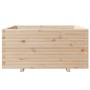 Jardinera madera maciza de pino 100x100x49,5 cm de vidaXL, Maceteros y jardineras - Ref: Foro24-3282539, Precio: 224,81 €, De...