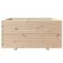 Jardinera madera maciza de pino 100x100x49,5 cm de vidaXL, Maceteros y jardineras - Ref: Foro24-3282539, Precio: 221,99 €, De...