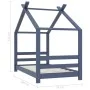 Children's bed frame solid gray pine wood 70x140 cm by vidaXL, Cribs and beds for children - Ref: Foro24-289613, Price: 113,9...