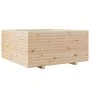 Jardinera madera maciza de pino 100x100x49,5 cm de vidaXL, Maceteros y jardineras - Ref: Foro24-3282539, Precio: 221,99 €, De...