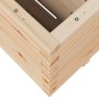 Jardinera madera maciza de pino 100x100x49,5 cm de vidaXL, Maceteros y jardineras - Ref: Foro24-3282539, Precio: 224,81 €, De...